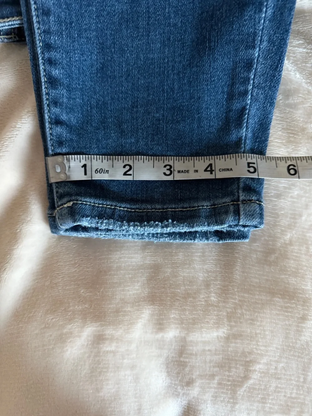 Judy Blue Dark Blue High-Rise Button-Fly Jeans 13/31 - Picture 7 of 7